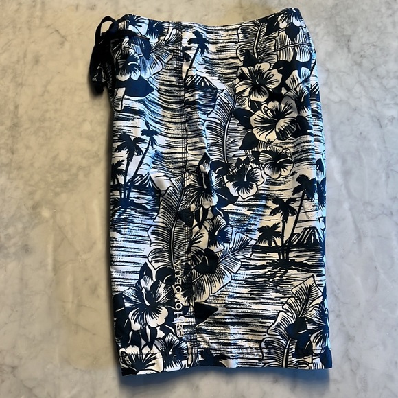 Honolua Hawaii Surf co board shorts. Mens 29. NWOT. Hibiscus Volcano - Picture 4 of 6